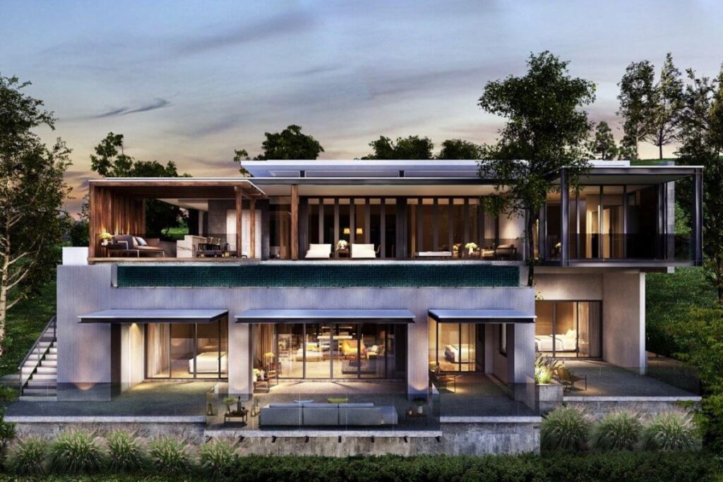 Luxury 4-bedroom mountain view villa with private pool in Thalang, Phuket