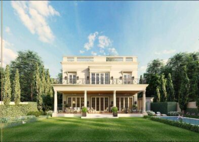 Regency-style 5-bedroom mansion in Thalang, Phuket with landscaped gardens and classic architecture