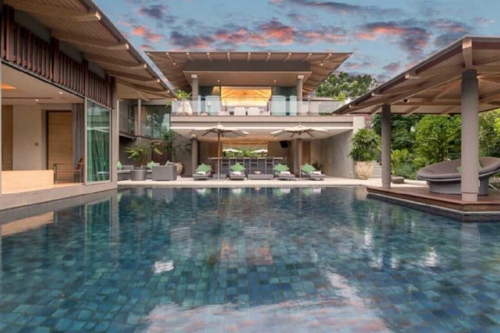 Sea view villa at La Colline, Layan with private pool and luxury hillside setting