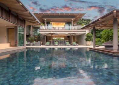 Sea view villa at La Colline, Layan with private pool and luxury hillside setting