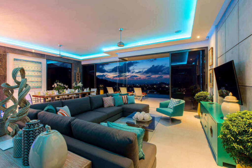 Luxury sea view villa with infinity pool and rooftop terrace near Kata Beach, Phuket.