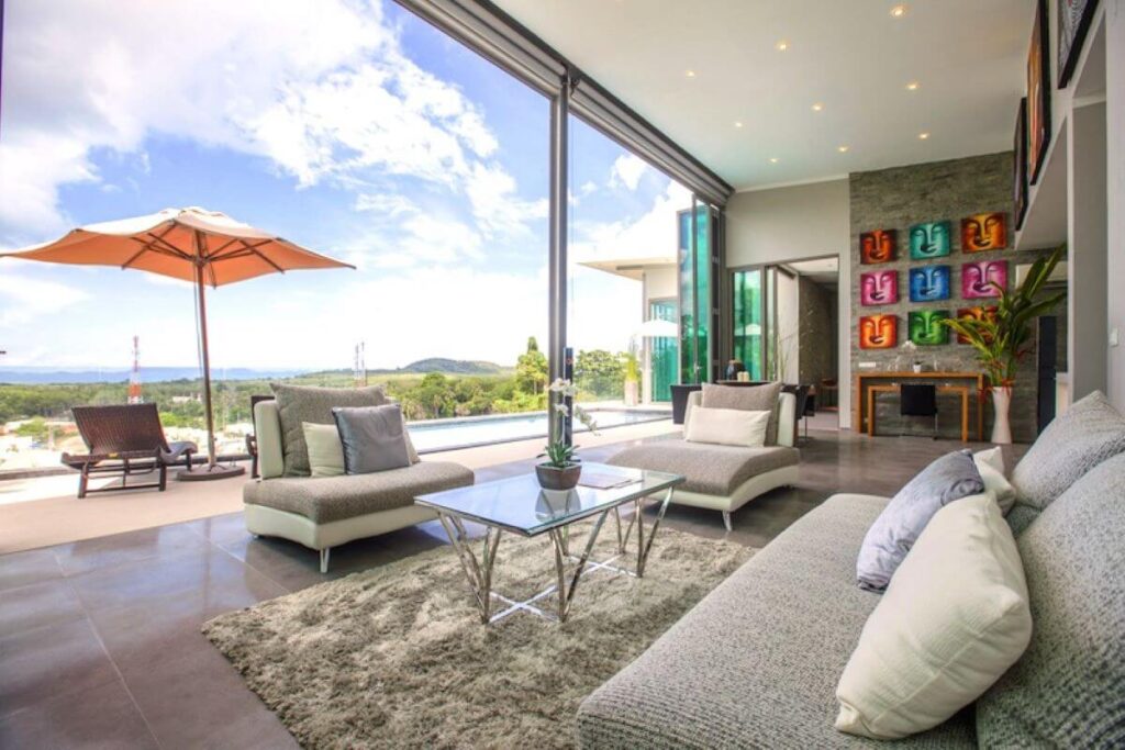 5-bed sea view villa for sale in Yamu, Phuket