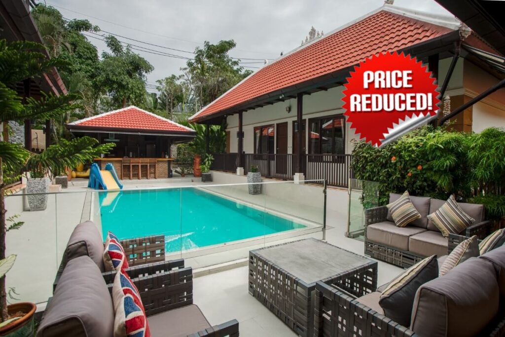 6-bed Thai-Balinese villa for sale in Cherng Talay, Phuket