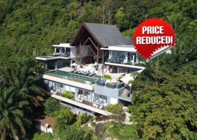 Luxury 6-bedroom sea view villa with infinity pool in Kamala, Phuket