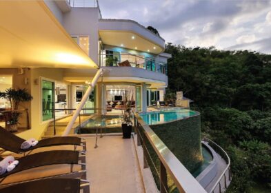 Luxury 6-bedroom hilltop villa with infinity pool for sale near Surin Beach, Phuket