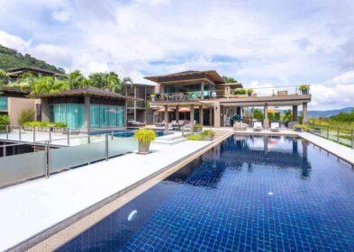 Luxury 7-bedroom sea view villa with three pools in La Colline, Phuket