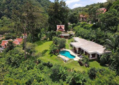 7-bedroom Thai-style villa estate in Kamala with sea views, tropical gardens, and private pool