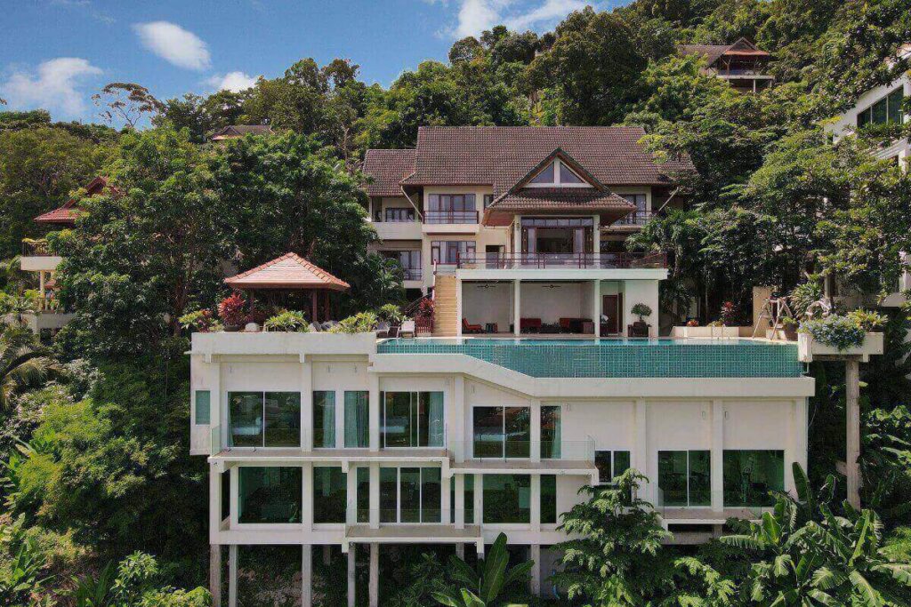 7-Bedroom Sea View Villa with Pool and Games Room in Patong Hills, Phuket