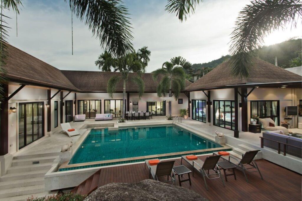 8-bed holiday-style villa for sale in Nai Harn, Phuket