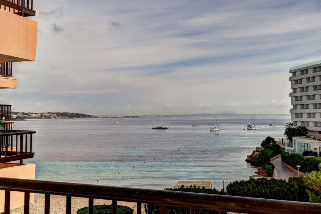 2-bedroom beachfront apartment with sea views for sale in Palmanova, Calvià, Mallorca