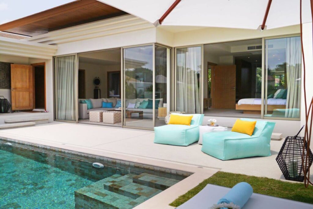 3-bedroom single-level villa with tropical garden and pool for sale in Cherng Talay, Phuket