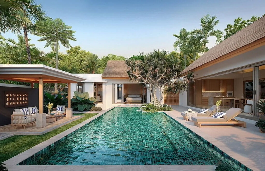 4-bedroom custom smart villa with private pool and garden for sale in Bang Jo, Phuket