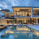 AI-driven luxury real estate trends in 2025 – futuristic digital technology enhancing high-end property marketing