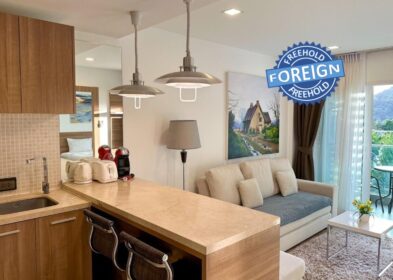 1-bedroom fully furnished apartment with pool and gym for sale near Nai Harn Beach, Phuket