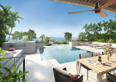 Luxury Banyan Tree Oceanfront Villa in Laguna Phuket with private pool and modern architecture