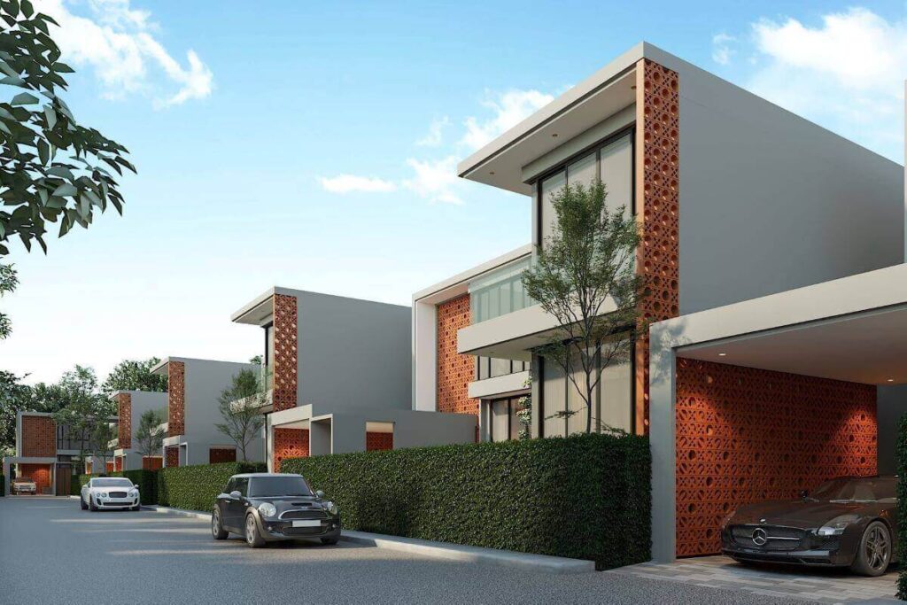 New 3-bedroom pool villa under construction in Cherng Talay, Phuket