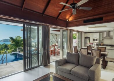 4-bedroom sea view villa with private pool and estate facilities for sale in Kata, Phuket