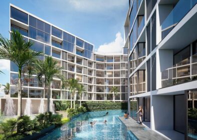 1-bedroom off-plan apartment with balcony and rooftop pool for sale in Rawai, Phuket