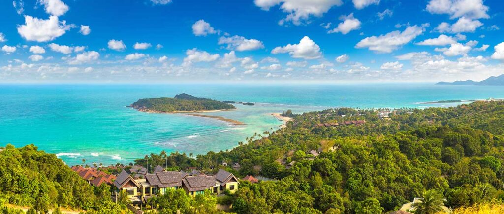 View of Koh Samui landscape