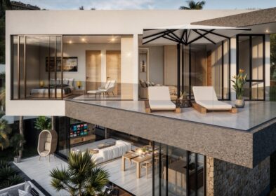 Modern 3–4 bedroom pool villa at Teak Heritage in Plai Laem, Koh Samui