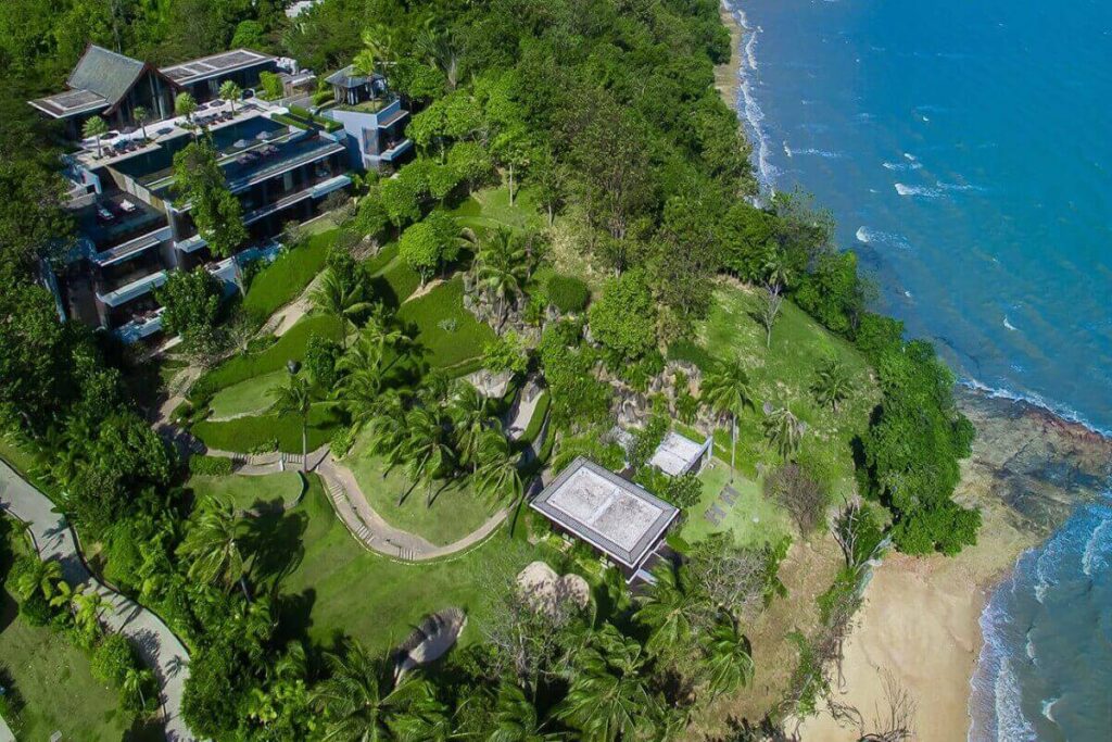 10-bedroom beachfront estate with 23m pool and sea views for sale in Cape Yamu, Phuket