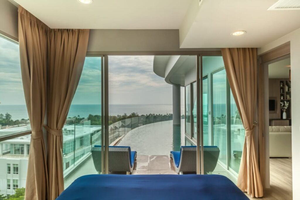 2-bedroom sea view condo with private pool and balcony for sale in Karon, Phuket