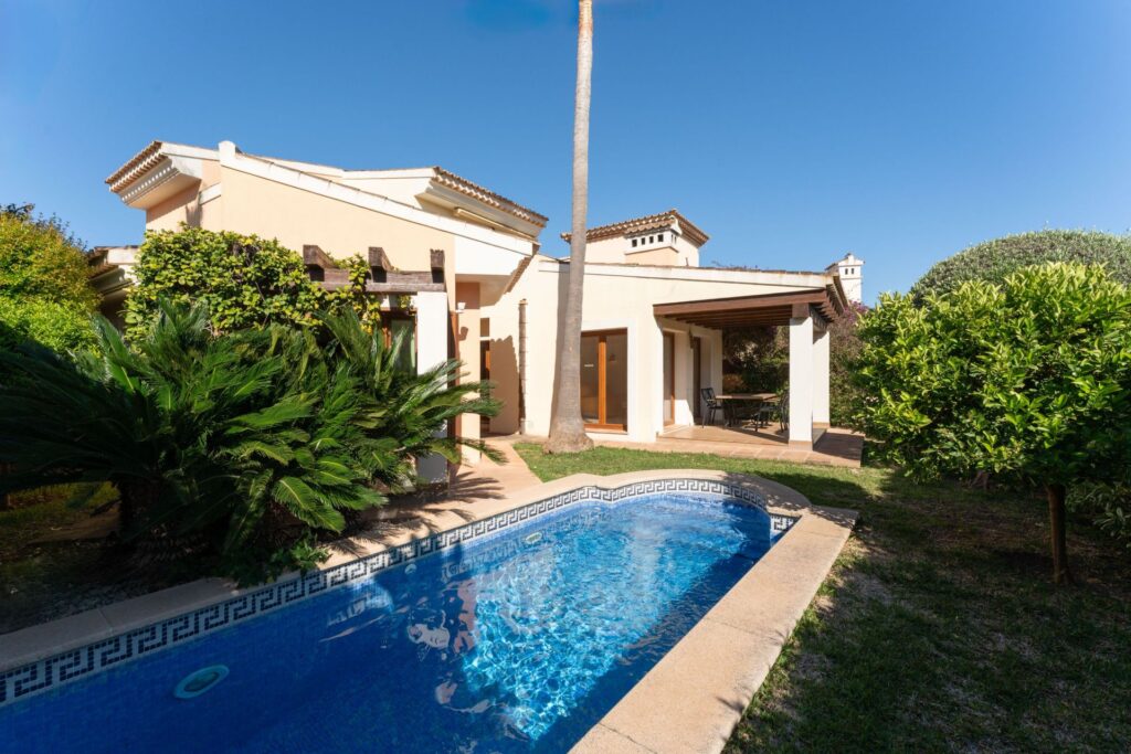 3-bed frontline golf villa for sale in Nova Santa Ponsa, Mallorca