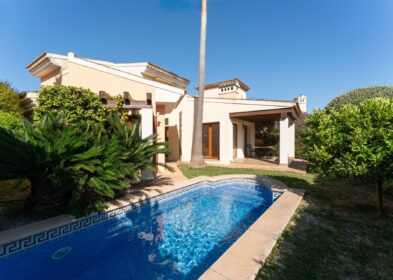 3-bed frontline golf villa for sale in Nova Santa Ponsa, Mallorca
