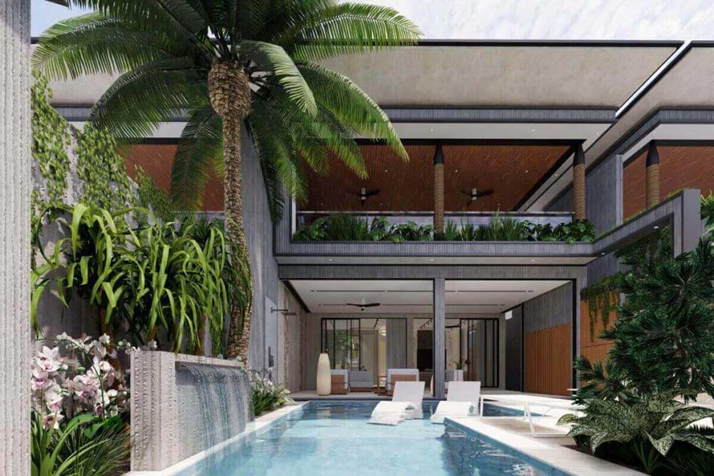 Modern smart home villa with private pool near Rawai Beach