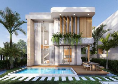 New 4-bedroom pool villa in Srisoonthorn, Phuket with modern design and family layout