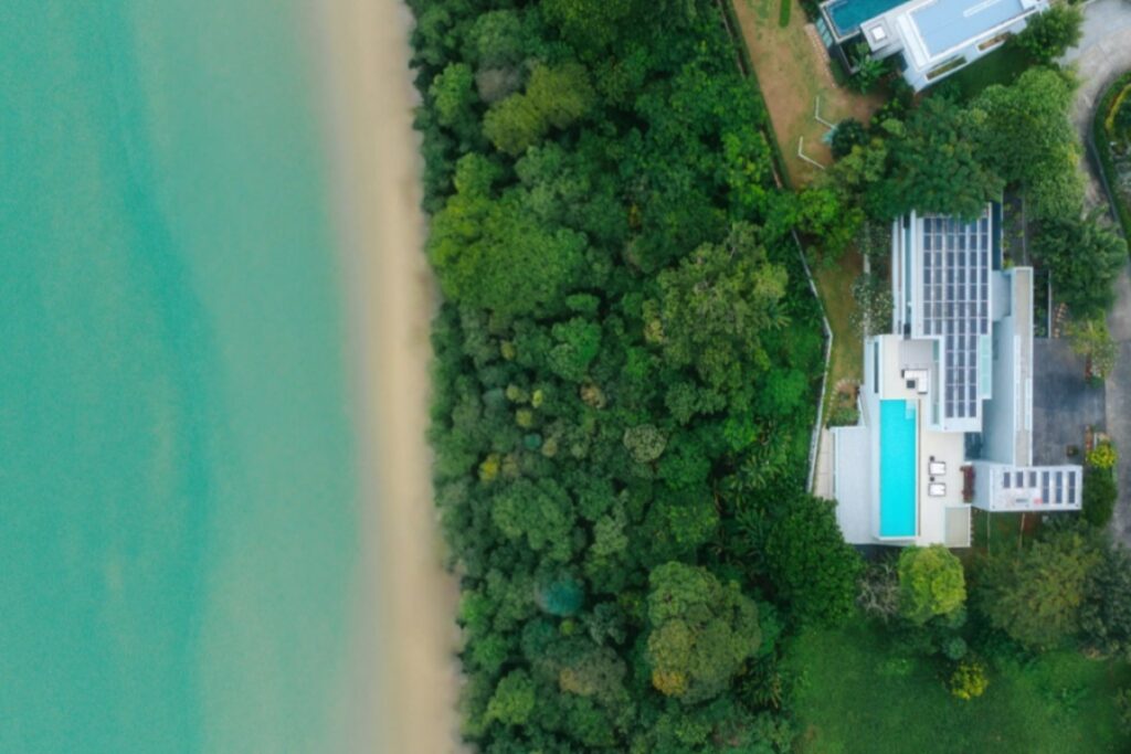 4-bedroom solar-powered villa with sea views and 15m pool for sale in Cape Yamu, Phuket
