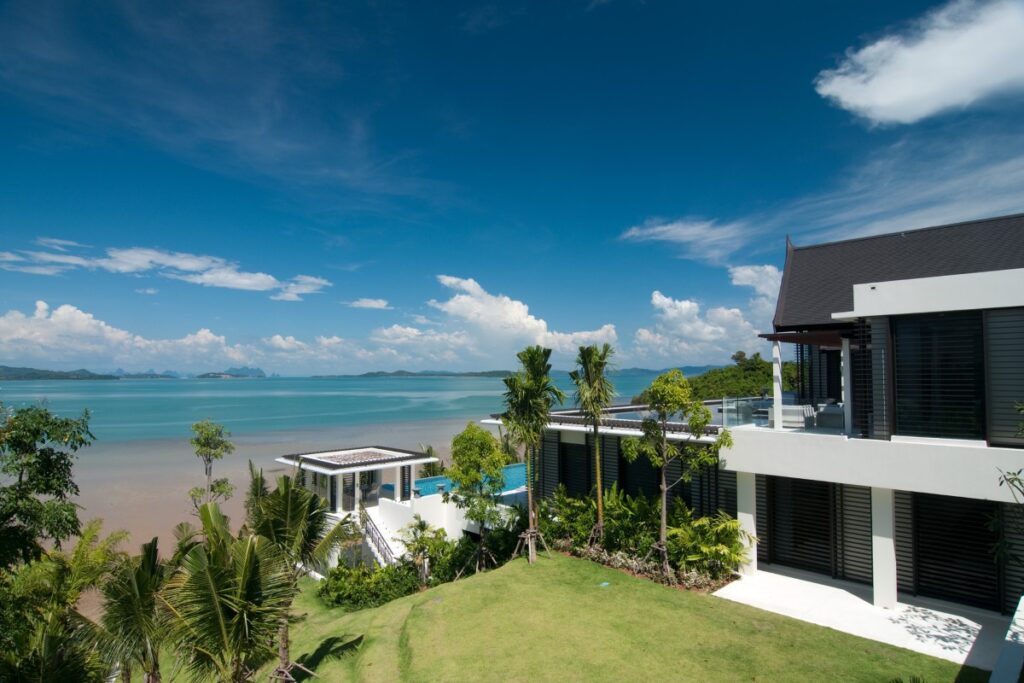 6-bedroom seafront luxury villa with private beach access and infinity pool for sale in Cape Yamu, Phuket