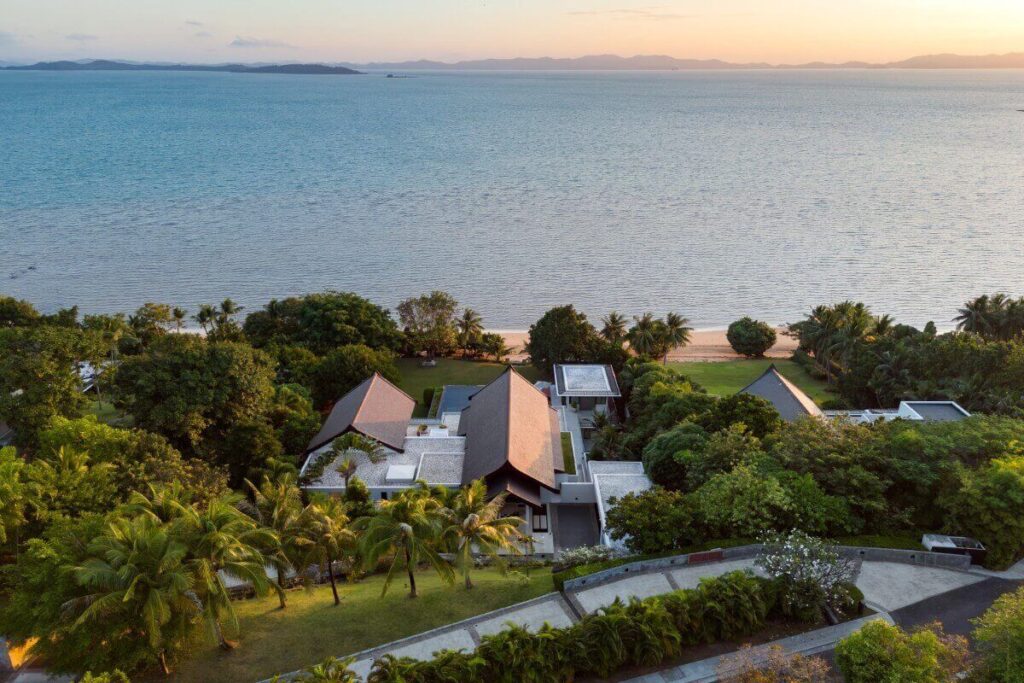 6-bedroom beachfront super villa with 20m pool and cinema for sale in Cape Yamu, Phuket