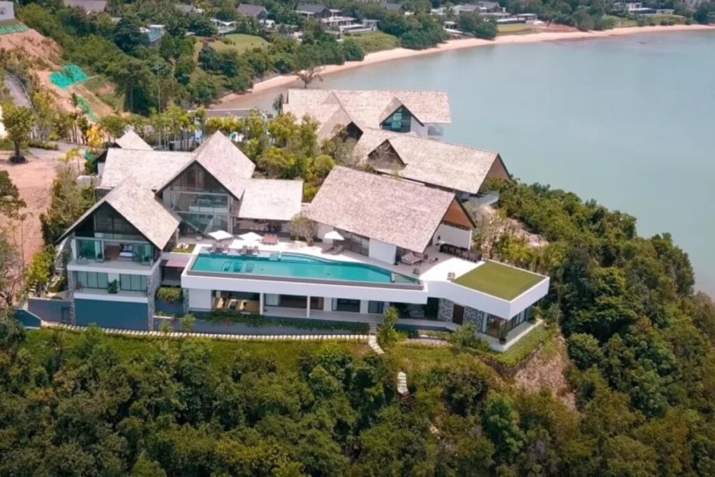 6-bedroom oceanfront estate with panoramic Phang Nga Bay views and infinity pool for sale in Cape Yamu, Phuket