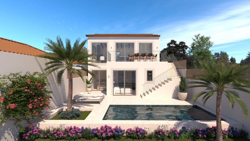 3-bedroom house project with sea views and private pool for sale in Genova, Mallorca