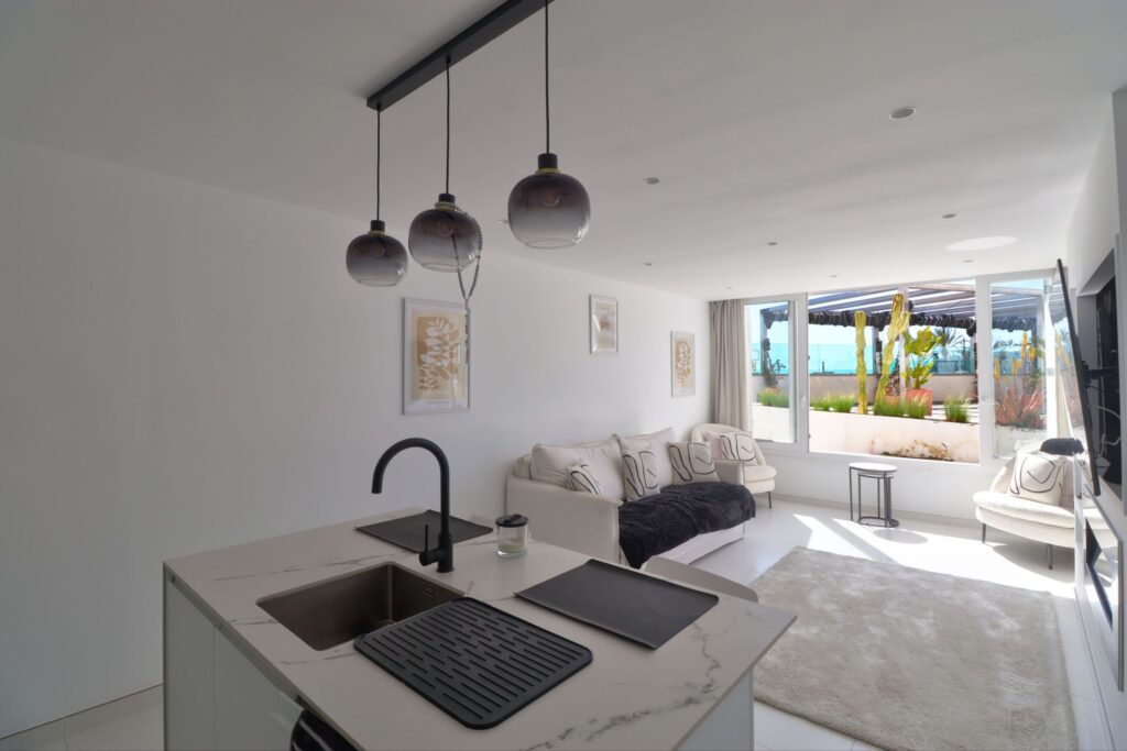 1-bedroom beachfront apartment with sea views for sale in Wavehouse, Magaluf, Mallorca