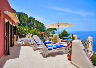 4-bed sea view villa with pool in Cala Llamp, Port Andratx, Mallorca