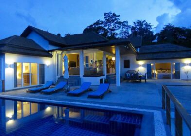 Exterior of 3-bed sea view villa with pool in Bo Phut, Koh Samui