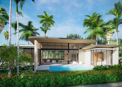 New 3-bed garden pool villa for sale in Maenam, Koh Samui – 328 sqm