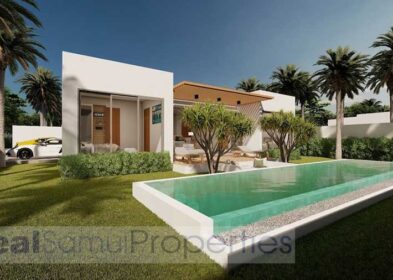 2-bed Bali-style villa with garden pool and sala in Hua Thanon, Koh Samui
