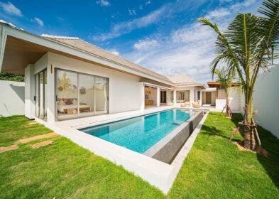 New 3-bed Bali-style villa with pool and garden in Maenam, Koh Samui