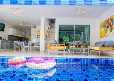 3-bed duplex apartment with pool for sale in Bang Por Koh Samui