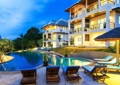 2-bed semi-detached house with sea views and pool in Bophut, Koh Samui