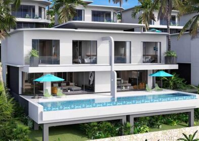 Semi-detached sea view villa with pool at Vanya Sicily, Koh Sam