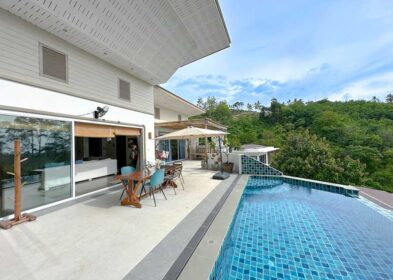 Contemporary 3-bed sea view pool villa in Lipa Noi, Koh Samui