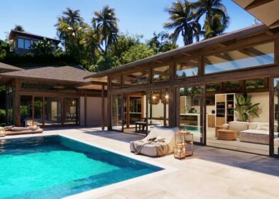 New tropical-style 2-bed villa with garden pool in Bophut, Koh Samui