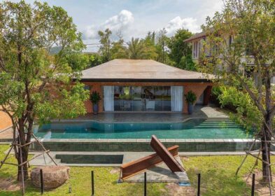 Lagoon view 4-bed courtyard pool villa for sale in Laguna, Phuket