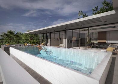 Modern 4-bed sea view villa with pool and terrace at Coast Breeze Residences, Bang Por, Koh Samui