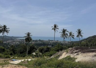 Large sea view land plot for sale in Lamai, Koh Samui – 3,200 sqm