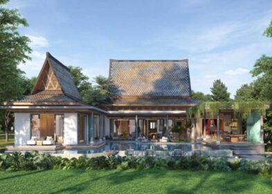 Type A 5-bed villa layout with pool, Pa Klok Phuket